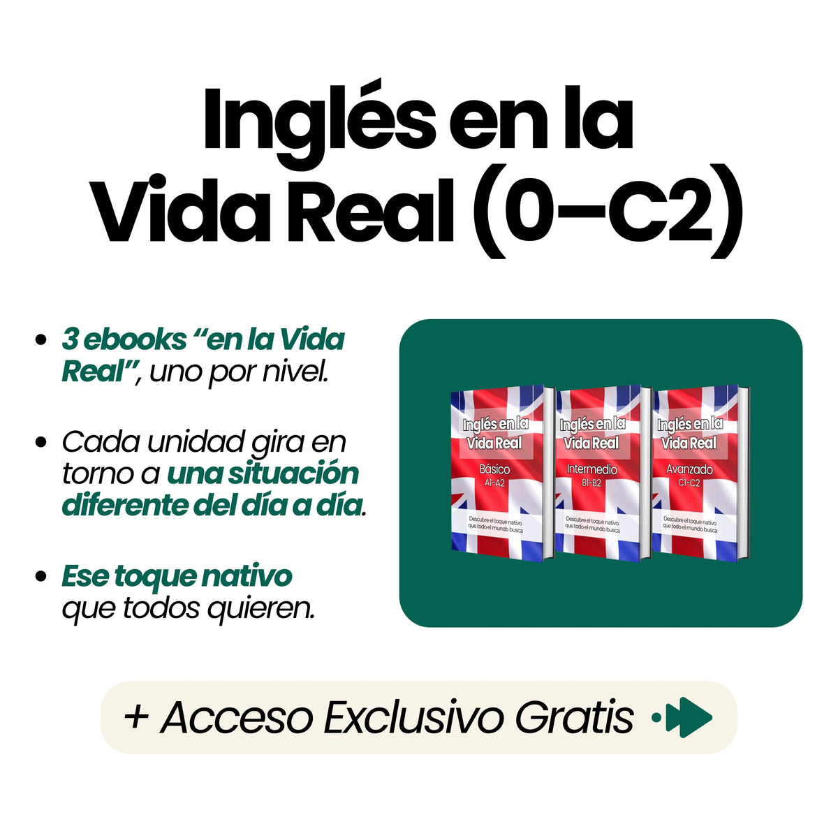 Curso Completo de Inglés (de 0 a C2 + Inglés en la Vida Real)