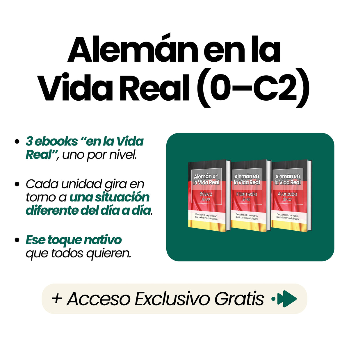 Curso Completo de Alemán (de 0 a C2 + Alemán en la Vida Real)