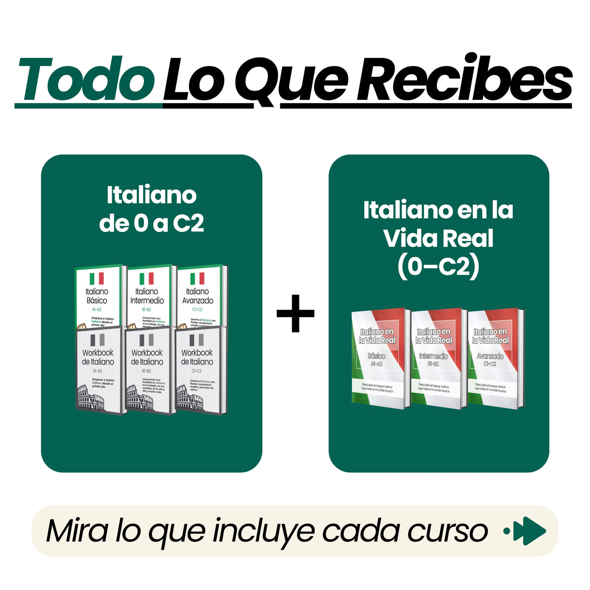 Curso Completo de Italiano (de 0 a C2 + Italiano en la Vida Real)