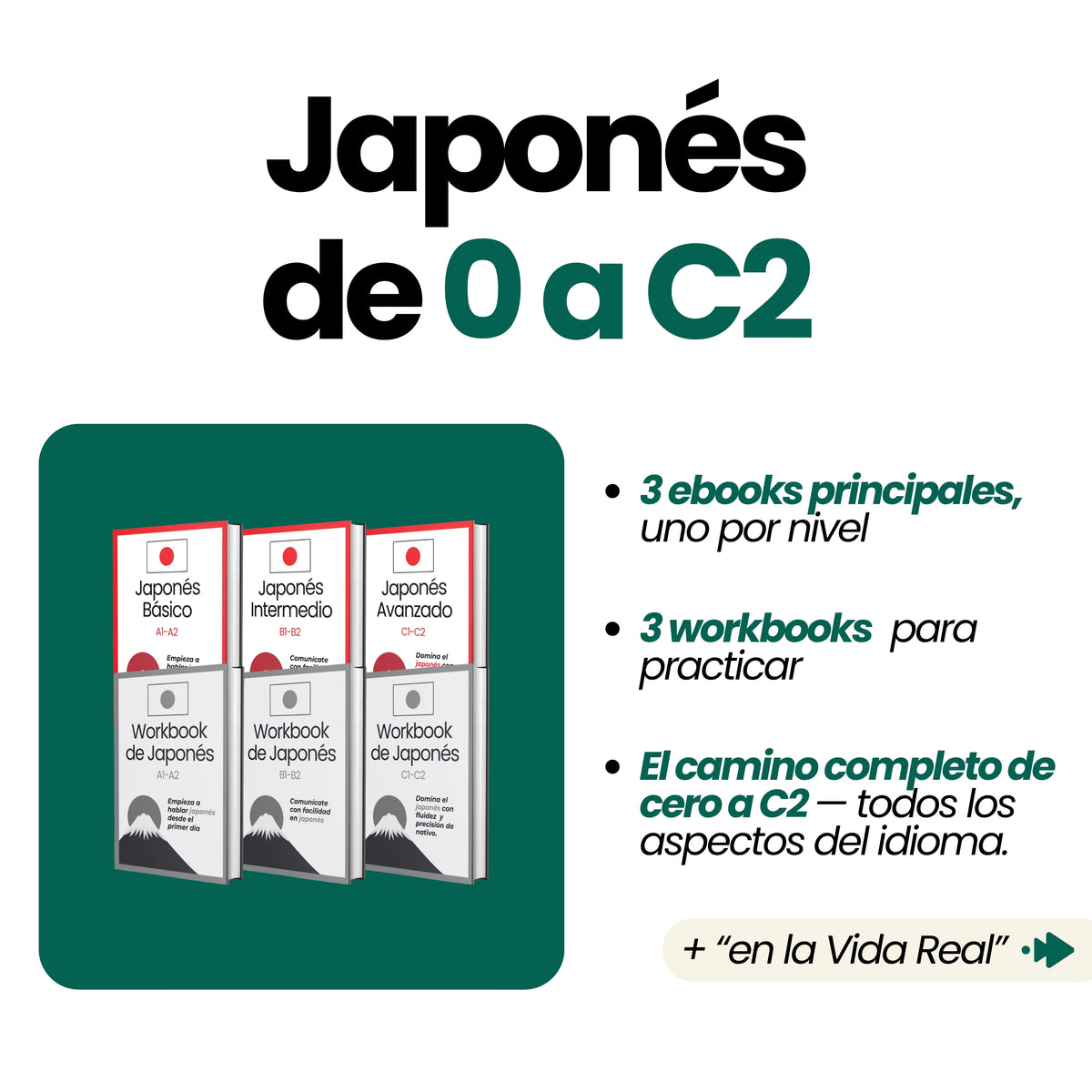 Curso Completo de Japonés (de 0 a C2 + Japonés en la Vida Real)