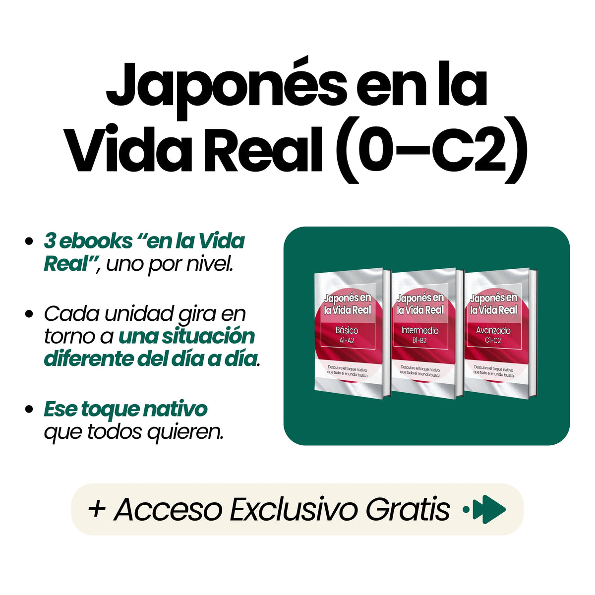Curso Completo de Japonés (de 0 a C2 + Japonés en la Vida Real)